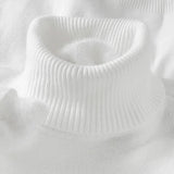 Pull Homme Col Roulé en Maille
