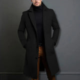 Manteau Homme Long à Revers Classiques