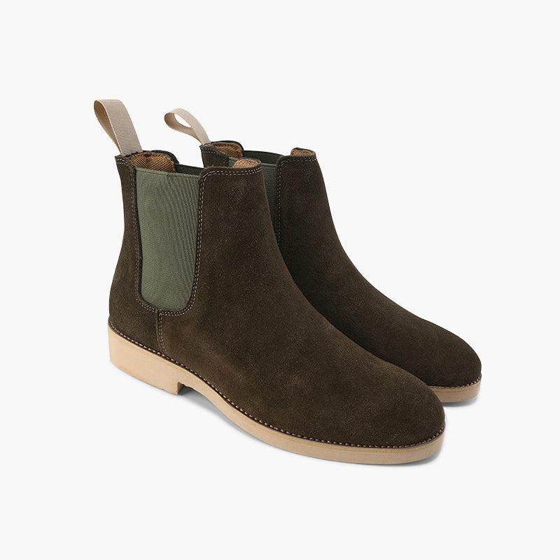 Bottines Chelsea à Empiècements Élastiques