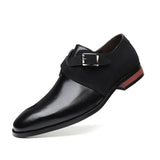 Chaussures Habillées à Boucle Contrastée