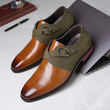Chaussures Habillées à Boucle Contrastée
