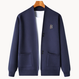 Cardigan Homme Ouvert en Maille Fine