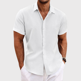 Chemise à Manches Courtes à Col Ouvert
