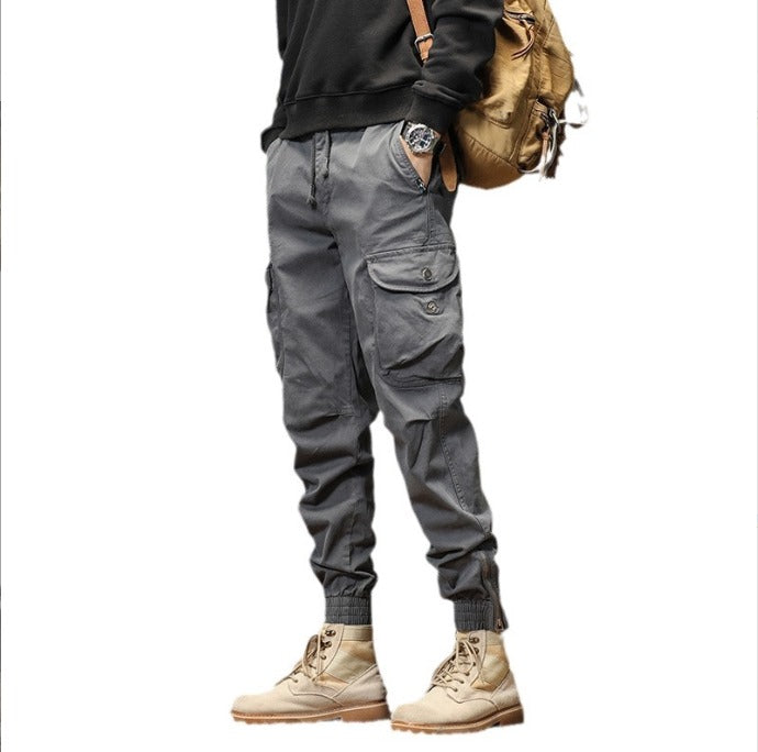 Pantalon Cargo Jogger à Poches Latérales