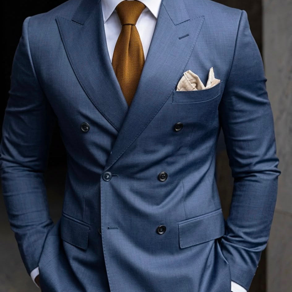 Ensemble Croisé Été Bleu Marine Homme