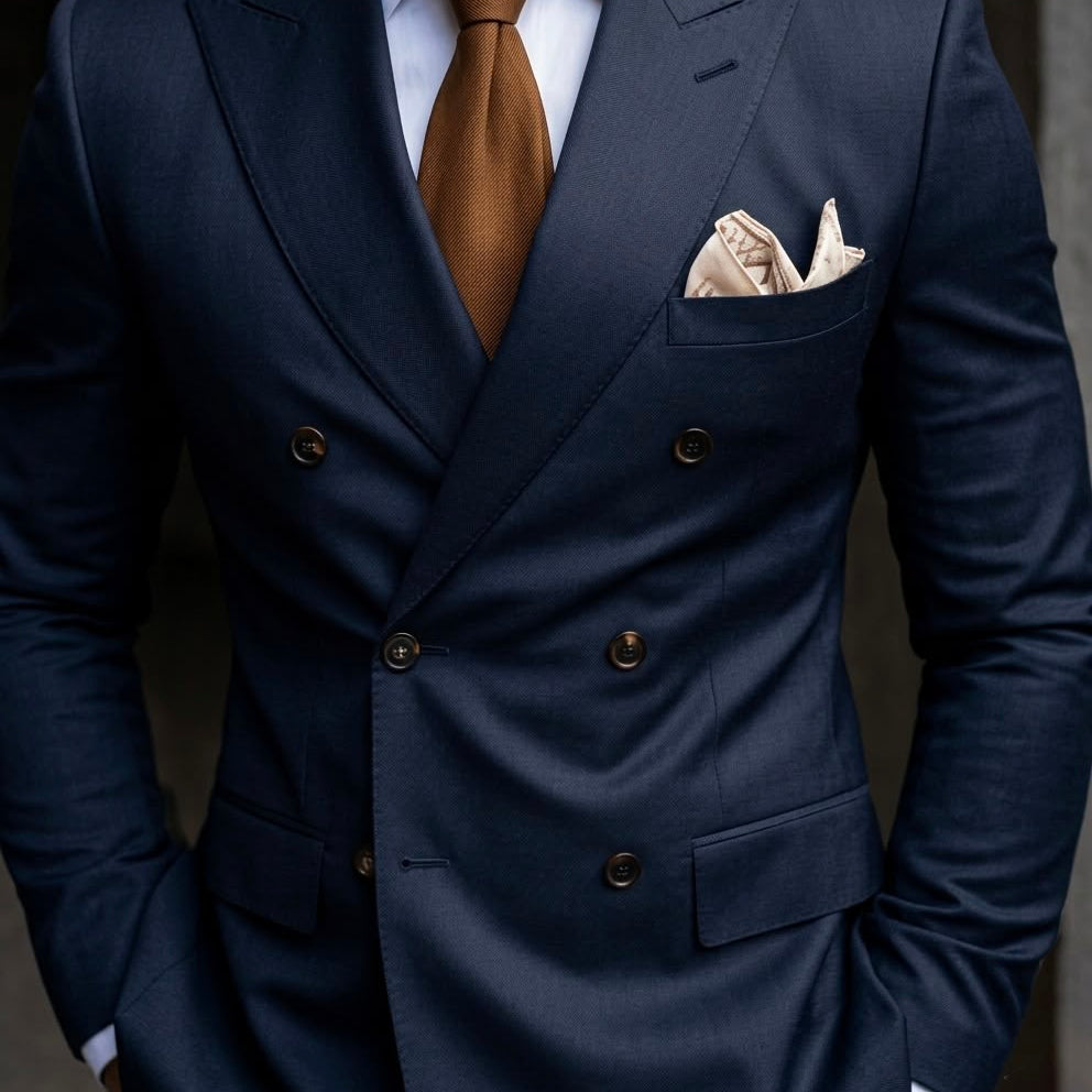 Ensemble Croisé Été Bleu Marine Homme