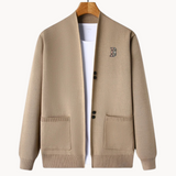 Cardigan Homme Ouvert en Maille Fine