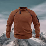 Pull Technique à Col Montant Zippé
