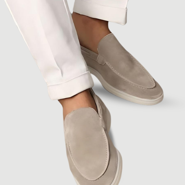 Mocassins Suédés Sans Lacets