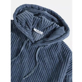 Sweat à Capuche Texturé en Maille