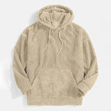 Sweat à Capuche Texturé en Maille