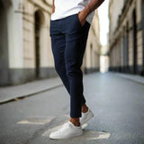 Pantalon Fuselé Urbain à Coupe Ajustée