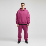 Ensemble de survêtement à capuche décontracté pour hommes – Ensemble deux pièces surdimensionné et respirant pour le fitness et le quotidien