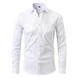 Chemise Ajustée à Col Classique