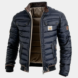 Veste Matelassée Homme à Col Montant