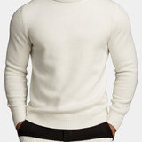 Pull Homme Col Roulé en Maille