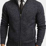 Gilet Homme en Maille Zippé
