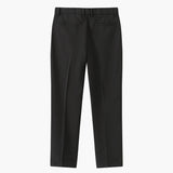 Pantalon Habillé Fuselé à Plis Marqués