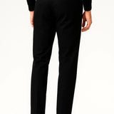 Pantalon Extensible Droit En Coton Gris Homme