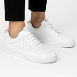 Baskets Homme Blanches à Lacets