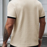 Polo Texturé à Motif Torsadé