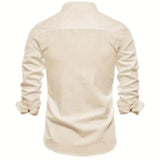 Chemise Ajustée à Col Officier