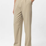 Pantalon Habillé à Pinces Coupe Épurée