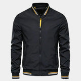 Veste Homme Bomber Zippée à Col Montant