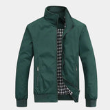 Veste Homme Zippée à Col Montant