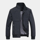 Veste Homme Zippée à Col Montant