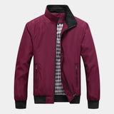 Veste Homme Zippée à Col Montant