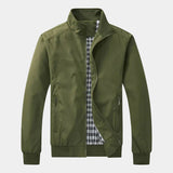 Veste Homme Zippée à Col Montant