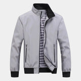 Veste Homme Zippée à Col Montant
