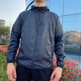 Veste Homme Coupe-Vent à Capuche Zippée