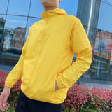 Veste Homme Coupe-Vent à Capuche Zippée