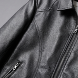 Veste Homme Effet Cuir à Col Chemise