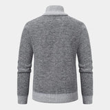 Veste Homme Matelassée Zippée à Col Montant