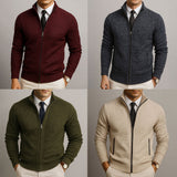 Gilet Homme en Maille Zippé