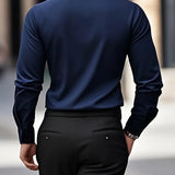 Chemise Homme Ajustée à Col Classique