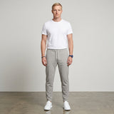 Pantalon Ajusté À Cordon Gris Homme