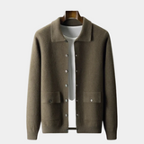 Cardigan Homme Zippé en Maille