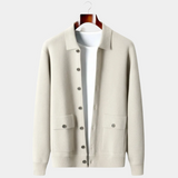 Cardigan Homme Zippé en Maille