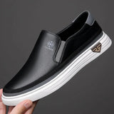 Chaussures Homme à Enfiler en Cuir