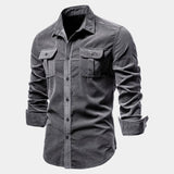 Chemise Homme Ajustée à Manches Longues