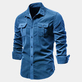 Chemise Homme Ajustée à Manches Longues