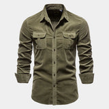 Chemise Homme Ajustée à Manches Longues