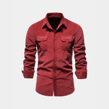 Chemise Homme Ajustée à Manches Longues