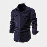 Chemise Homme Ajustée à Manches Longues