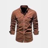 Chemise Homme Ajustée à Manches Longues