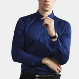 Chemise Homme Extensible à Manches Longues